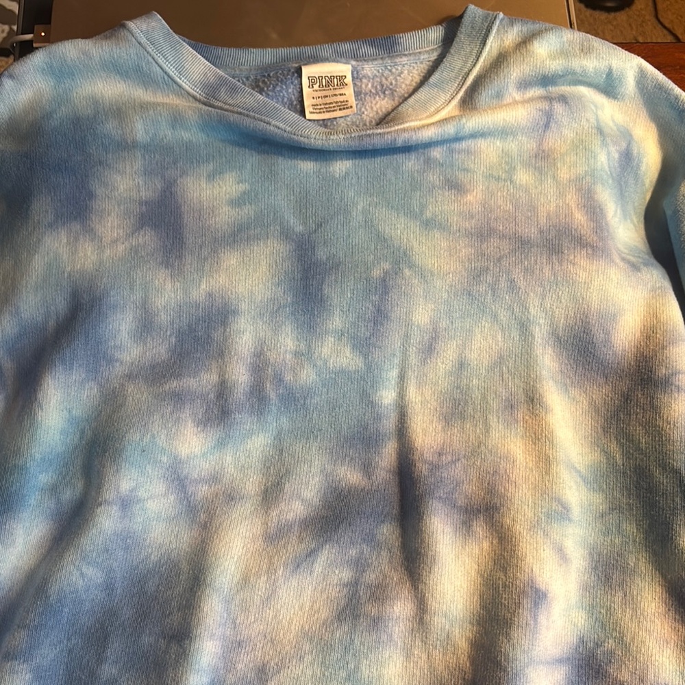 PINK Tie-Dye Sweatshirt